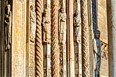 Duomo di Verona - Dettagli del protiro. 